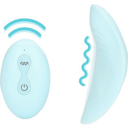 Shots Arctic Panty VIbrator Κλειτοριδικός Δονητής για Ζευγάρια με Τηλεχειριστήριο Μπλε