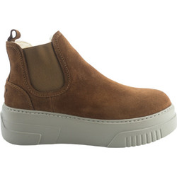 Commanchero Γυναικεία Μποτάκια Chelsea Πλατφόρμα Suede Ταμπά 51242-426