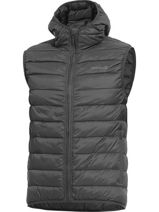 Pentagon Aurora Αμάνικο Ανδρικό Μπουφάν Puffer Ανθρακί K04011