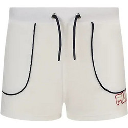 Fila Jasper Αθλητικό Γυναικείο Σορτς Ψηλόμεσο Εκρού SS23SPW033-100