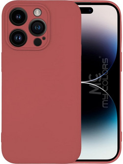 Sonique My Colors Silicone Back Cover Burgundy (iPhone 14 Pro Max)