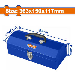 Wadfow WTB8A11 Βαλίτσα Εργαλείων Μεταλλική Π15xΒ36xΥ11cm