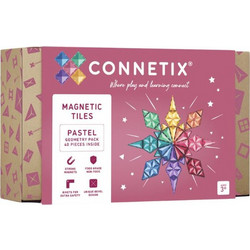 Connetix Magnetic Tiles Pastel Geometry Pack 40τμχ