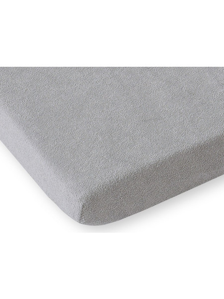 Bobono Frotte Βρεφικό Σεντόνι Κούνιας με Λάστιχο 60x120 Grey