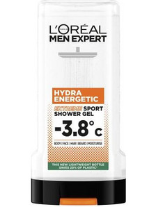 L'Oreal Paris Hydra Energetic Ανδρικό Αφρόλουτρο σε Gel 300ml