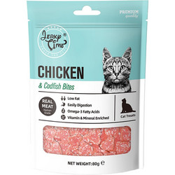 Jerky Time Chicken & Codfish Heart Bites 80gr