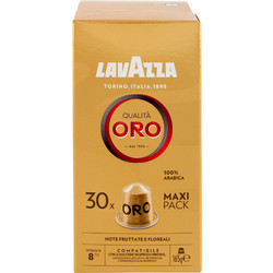 Lavazza Κάψουλες Espresso Qualita Oro Συμβατές με Μηχανή Nespresso 30τμχ