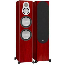 Monitor Audio Silver 500 7G Ζεύγος Ηχείων Hi-Fi Δαπέδου 250W 3 Δρόμων Rosewood