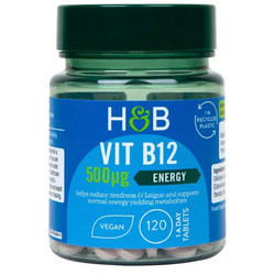 Holland & Barrett Vit B12 500μg 120 Ταμπλέτες