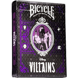 Bicycle Disney Villains Τράπουλα Μωβ 10040306