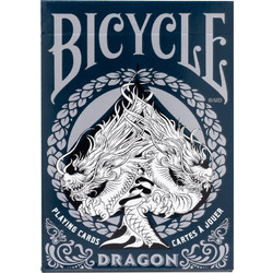 Bicycle Dragon Τράπουλα Πλαστικοποιημένη Μπλε 1041709