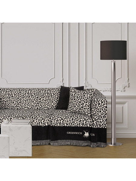 Greenwich Polo Club Ριχτάρι Τριθέσιου Καναπέ 180x300 Essential 3934 Black Ochre