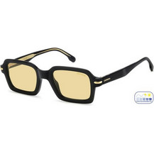 Carrera CA358/S 71C/UK Ανδρικά Γυαλιά Ηλίου Ορθογώνια Κοκάλινα Μαύρα με Κίτρινο Φακό