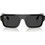 Ray-Ban RB4454 667748 Ανδρικά Γυαλιά Ηλίου Τετράγωνα Κοκάλινα Μαύρα με Μαύρο Φακό