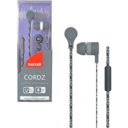 Maxell Cordz Handsfree In-Ear 3.5mm Grey