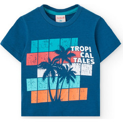 Boboli Παιδικό T-Shirt Κοντομάνικο Μπλε 321062-2579