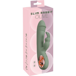 You2Toys Slim Rabbit Vibrator Δονητής Rabbit Olive