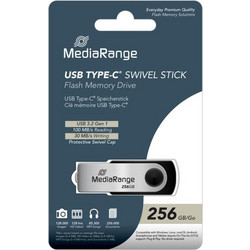 MediaRange MR1955 256GB USB Stick 3.2 Gen 1 με USB-C