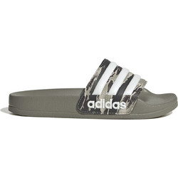 Adidas Adilette Slides Παιδικές Παντόφλες Καλοκαιρινές για Αγόρι Χακί Λευκές JQ2160