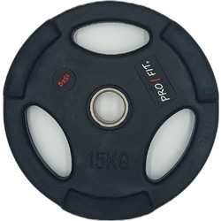 ProFit Σετ Δίσκοι Ολυμπιακού Τύπου Rubber Cover 2x15kg Φ50mm 000505