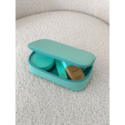 Sweed Laces Beauty Makeup Bag SW-MKB Γυναικείο Νεσεσέρ 19x5x11cm Τιρκουάζ