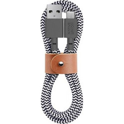 Native Union Belt Braided USB-A to USB-C 1.2m Black White 4895200436317