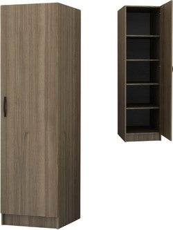 Megapap Μονόφυλλη Ντουλάπα Ρούχων Victoria Καρυδί 50x60x181cm GP028-0124,3