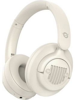 Conceptronic ALVAH02C Ασύρματα Bluetooth Ακουστικά Over Ear με Noise Cancelling Λευκά