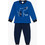 Pretty Baby Παιδική Πιτζάμα Βαμβακερή Χειμωνιάτικη Royal Blue 68195