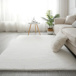 Lino Home Doux Χαλί Ορθογώνιο Γούνινο 160x230cm White 7000002388