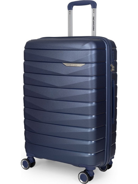 Newcom N1597/50 Βαλίτσα Καμπίνας 56x36x22.5cm με 4 Ρόδες Μπλε