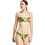 Adidas x Farm Rio Neckholder Bikini Set Strapless Κίτρινο Χακί JF6037