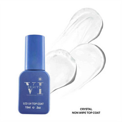 Mixcoco Crystal Non Wipe Top Coat Ημιμόνιμο Βερνίκι Νυχιών 15ml