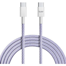Tune Techflex Braided USB-C to USB-C 1.5m Lilac TTFSBC-CLLC