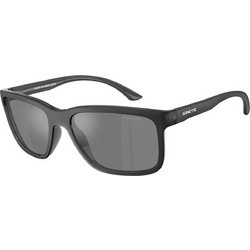 Arnette AN4359 27866G Ανδρικά Γυαλιά Ηλίου Τετράγωνα Κοκάλινα Μαύρα με Μαύρο Φακό