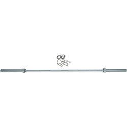 Perk Sports POB86H Ίσια Μπάρα Ολυμπιακού Τύπου 20kg Φ50mm 220cm με Κολάρα Μανταλάκια