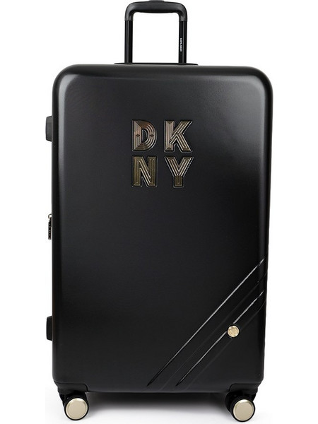 DKNY D2008-DH818FR4-BLK-L Βαλίτσα Μεγάλη 79x46.5x31.6cm με 4 Ρόδες Μαύρη