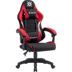 Defender Sorrento Καρέκλα Gaming Υφασμάτινη Μαύρη Κόκκινη 64028