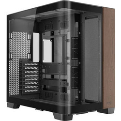 Antec C8 Curve Wood Full Tower Κουτί Υπολογιστή RGB με Πλαϊνό Παράθυρο