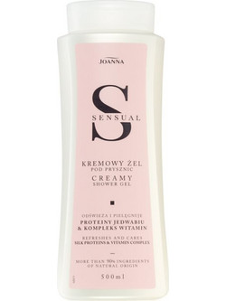 Joanna Sensual Silk Proteins & Vitamin Complex Κρεμώδες Αφρόλουτρο 500ml