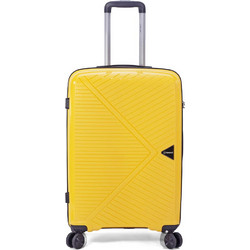 Benzi BZ5710 Βαλίτσα Μεσαία 67x41x24cm με 4 Ρόδες Κίτρινη