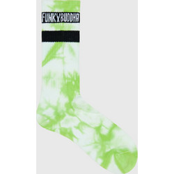 Funky Buddha Βαμβακερές Γυναικείες Κάλτσες με Σχέδια Lime FBL009-183-10