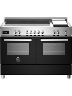 Bertazzoni PRO125I2ENET Κουζίνα Ηλεκτρική με Εστίες Αερίου & Ρεύματος 119.5cm
