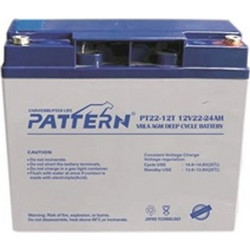 Pattern PT22-24 Μπαταρία VRLA-AGM 12V 24Ah