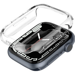 Spigen Thin Fit Πλαστική Θήκη για Apple Watch 7 / 8 / 9 41mm Διαφανής
