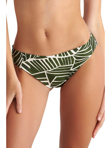 BLU4U Amazon Stripes Bikini Slip Κυπαρισσί Μπεζ 25365112-26