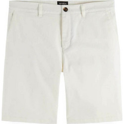 Scotch & Soda Ανδρική Βερμούδα Υφασμάτινη Εκρού 179182-100