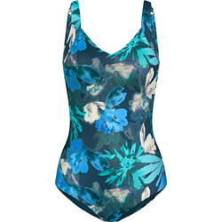 Triumph Summer Fleur Ολόσωμο Μαγιό Floral Πετρόλ Τιρκουάζ 10222342-M025