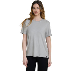 Target Γυναικείο Αθλητικό T-Shirt Γκρι S25-66412-63