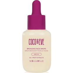 Coco & Eve Sunny Honey Bronzing Self Tan Drops Dark Tan Προσώπου 30ml